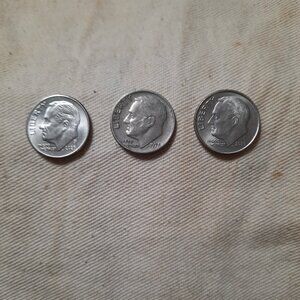 3 dimes w minor errors